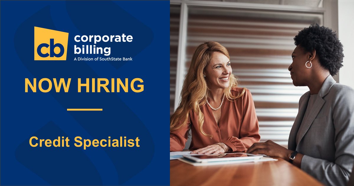 corpbill's tweet photo. We’re Hiring: Credit Specialist 
Are you ready to make an impact?  We’re on the lookout for a talented Credit Specialist who’s passionate about empowering clients to grow their businesses.
Learn more and apply - https://t.co/iPcgInBhDv https://t.co/kslEioInYF
