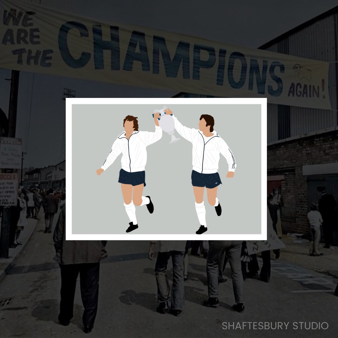 Taking a look back at Derby County’s league winning season for the second time on it’s 50th anniversary🏆

Take a look at my latest print perfect to remember this great achievement🖤🤍

shaftesburystudio.etsy.com/listing/429562…

#dcfc #dcfcfans #rams #therams #derby