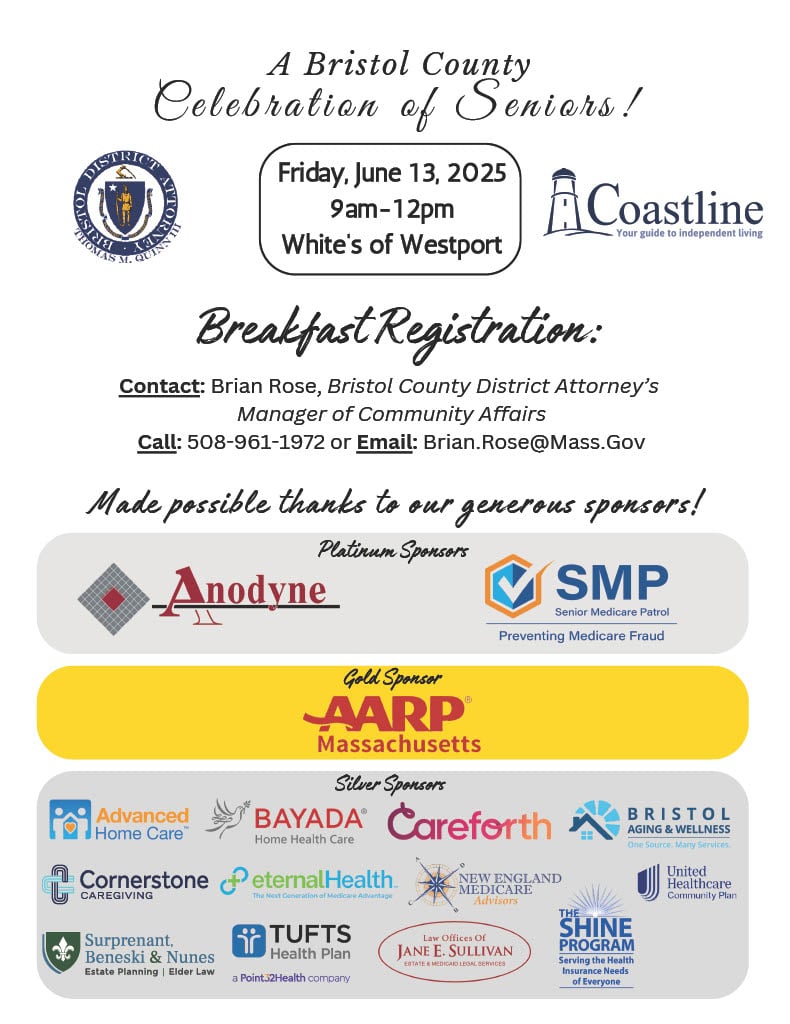 eternalHealthMA's tweet photo. eternalHealth is honored to join amazing community partners as a sponsor for the Bristol County Celebration of Seniors! Mark your calendars for June 13th, 9am-12pm at White's of Westport! #MedicareAdvantage #CommunityWellbeing #BristolCounty #Massachusetts https://t.co/TWAeAyXhmW