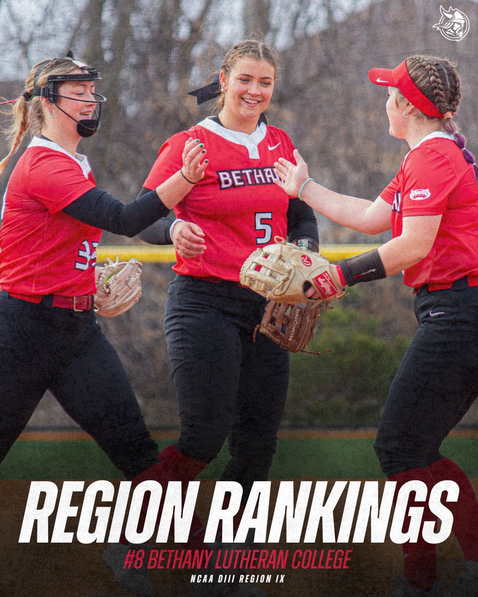 Region Rankings just dropped... 👀 #8 Viking Softball 🥎

#BLCVikings | #whyd3 | #D3Softball