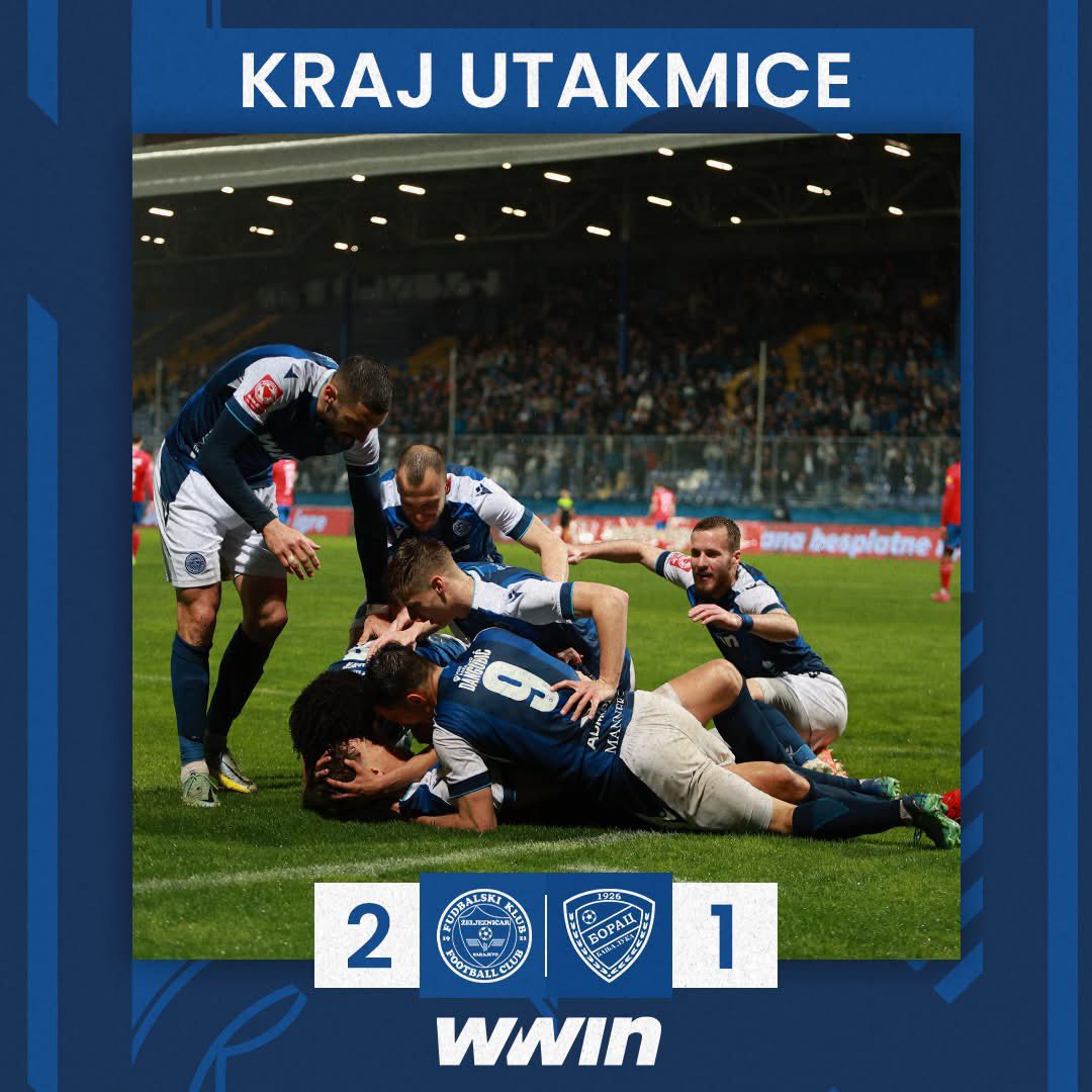 fkzeljeznicar's tweet image. Kraj! 🔵⚪