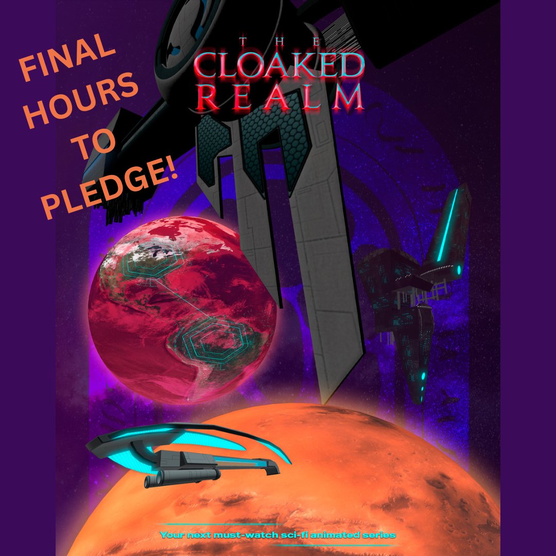 In the year 2125, your great-grandkids will ask:
“Did you back the indie animated sci-fi series that changed everything?”
And you’ll whisper... “No... I was watching reality TV.”
FINAL HOURS. Make it count 👉 kickstarter.com/projects/thecl… 
#SciFi  #AnimatedSeries #thecloakedrealm