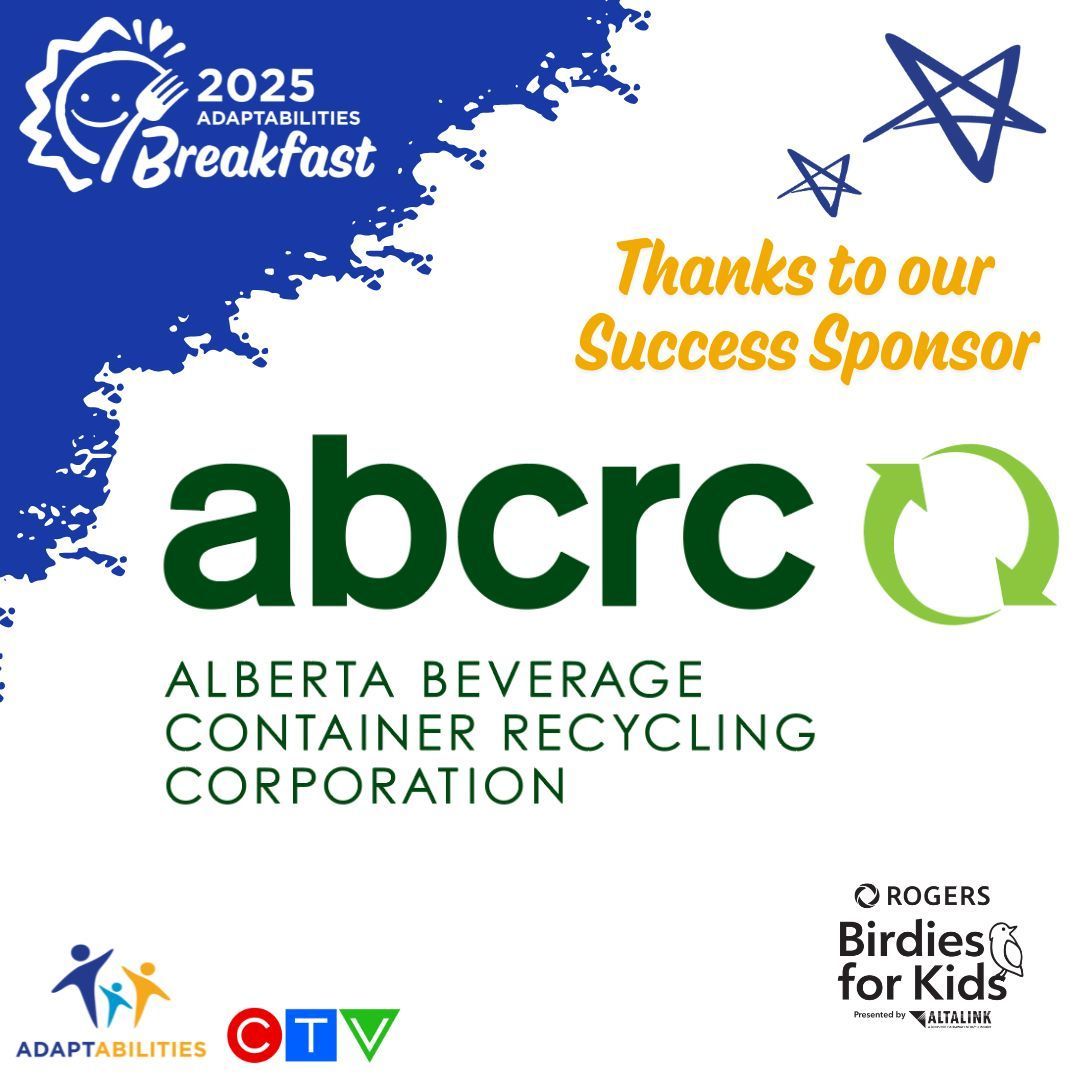 AdaptAbilities (@adaptabilities) on Twitter photo A huge thank you to the Alberta Beverage Container Recycling Corporation for their generous support of the 2025 AdaptAbilities Breakfast!
<a href="/RecycleABCRC/">RecycleABCRC</a>
#yeg A huge thank you to the Alberta Beverage Container Recycling Corporation for their generous support of the 2025 AdaptAbilities Breakfast!
<a href="/RecycleABCRC/">RecycleABCRC</a>
#yeg