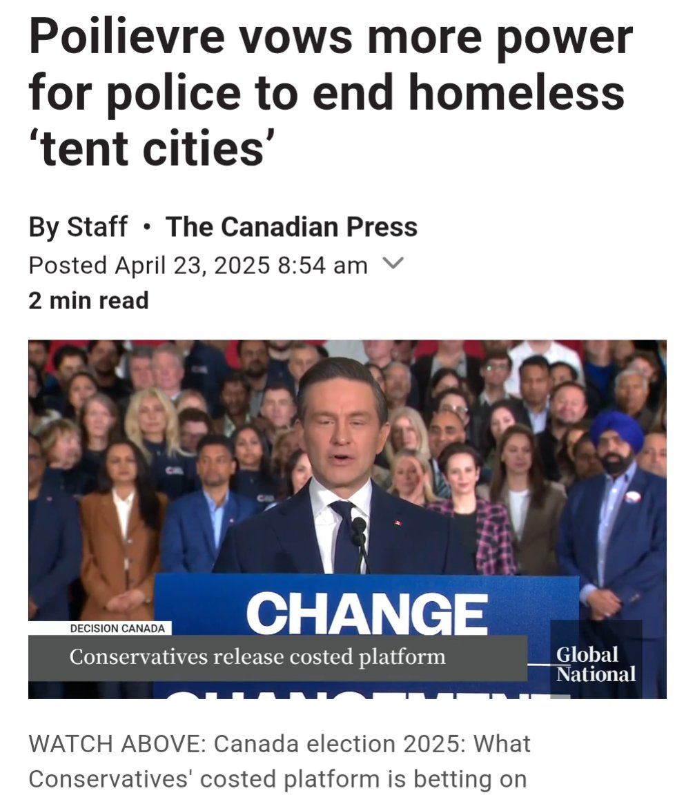 guyfelicella🇨🇦🍁 (@guyfelicella) on Twitter photo Unfortunately <a href="/PierrePoilievre/">Pierre Poilievre</a>
More police won't end homelessness.
More shelters won't end homelessness.
Closing encampments won't end homelessness.
The solution in ending homelessness is to BUILD AFFORDABLE HOUSING FIRST, not displacing people.
Link 🔗 Unfortunately <a href="/PierrePoilievre/">Pierre Poilievre</a>
More police won't end homelessness.
More shelters won't end homelessness.
Closing encampments won't end homelessness.
The solution in ending homelessness is to BUILD AFFORDABLE HOUSING FIRST, not displacing people.
Link 🔗
