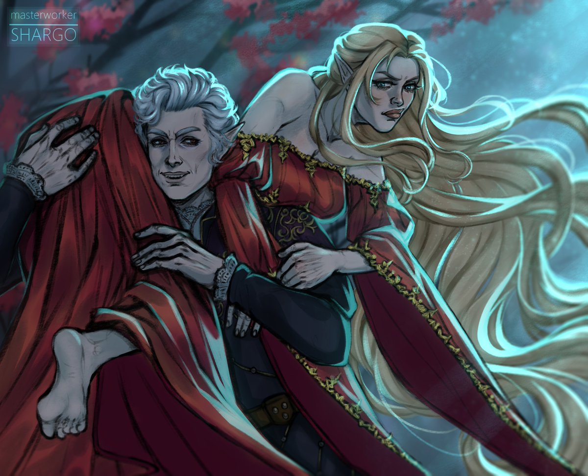 Сommission. Baldur's Gate 3. Tav/OC &amp; Astarion

#baldursgate #BG3 #baldursgate3 #Astarion