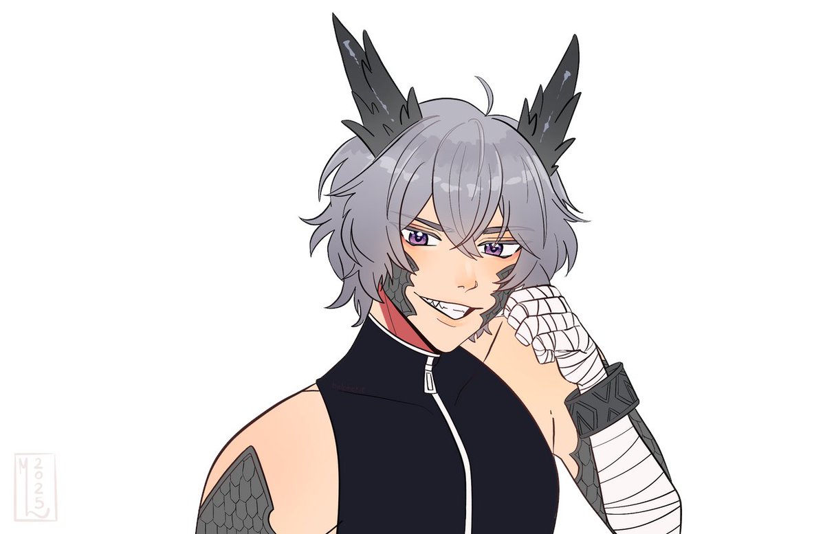 Xurran's tweet image. Got some amazing art from my little sister @wishkept made by @belphekit! My sister is always doing such nice things for me and I will always cherish everything they do for me, I don't know what I did to deserve such a sweetheart of a sister! 💜😭 #Xurranart