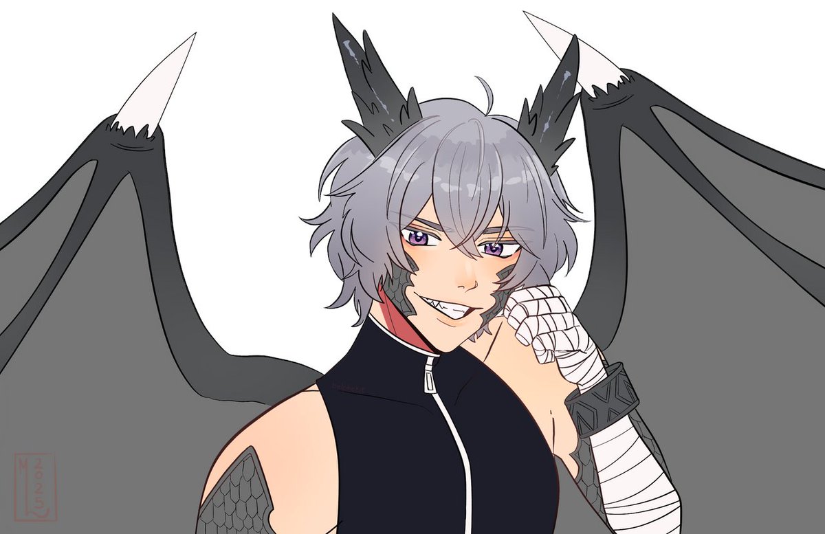 Xurran's tweet image. Got some amazing art from my little sister @wishkept made by @belphekit! My sister is always doing such nice things for me and I will always cherish everything they do for me, I don't know what I did to deserve such a sweetheart of a sister! 💜😭 #Xurranart