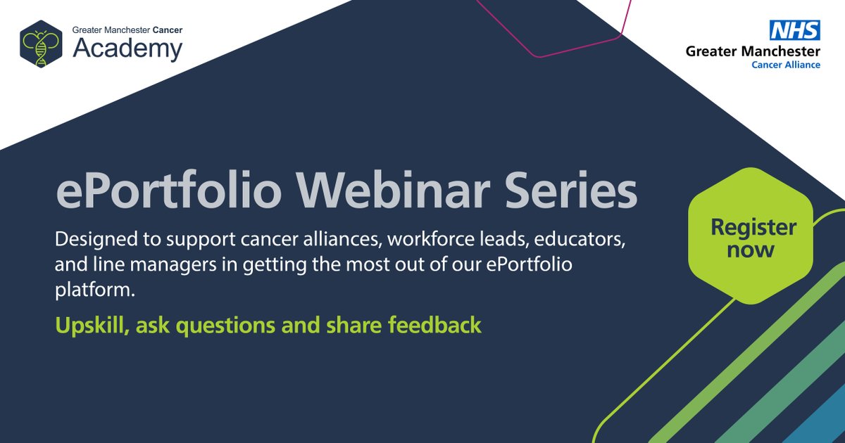 Does your cancer alliance have an ePortfolio license? 

We’re launching an ePortfolio webinar series to support cancer alliances, workforce leads, educators &amp; line managers.

Click here for dates and more information 👉bit.ly/4ipAtLY

#ePortfolio #ACCEND #Webinar