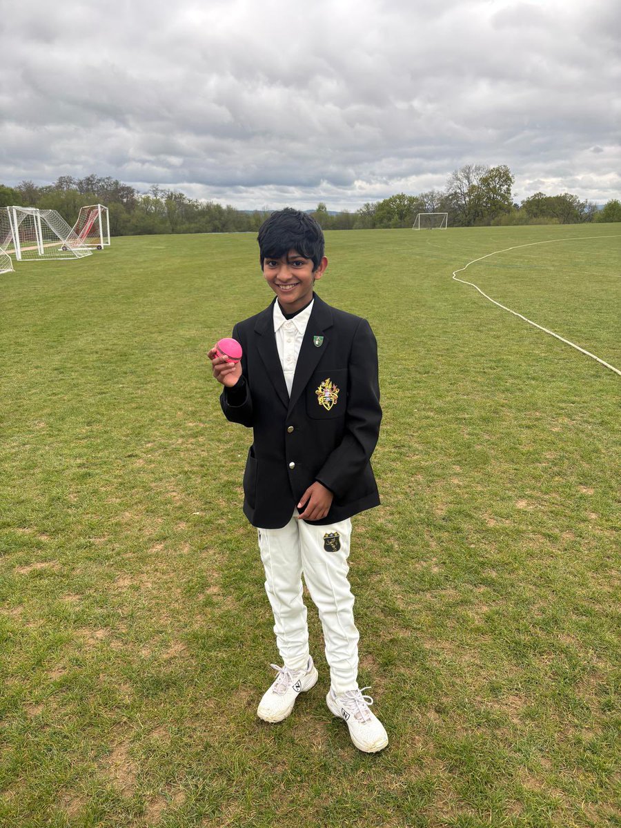 Good wins to start the season for our U12 &amp; U13 A Cricket teams this afternoon. Zak (Y8) scoring 50 off 33 balls with the bat and Morish (Y7) taking an impressive 6 wickets with the ball. Well done to both teams and here’s to a successful Cricket season 🟡⚫️🏏