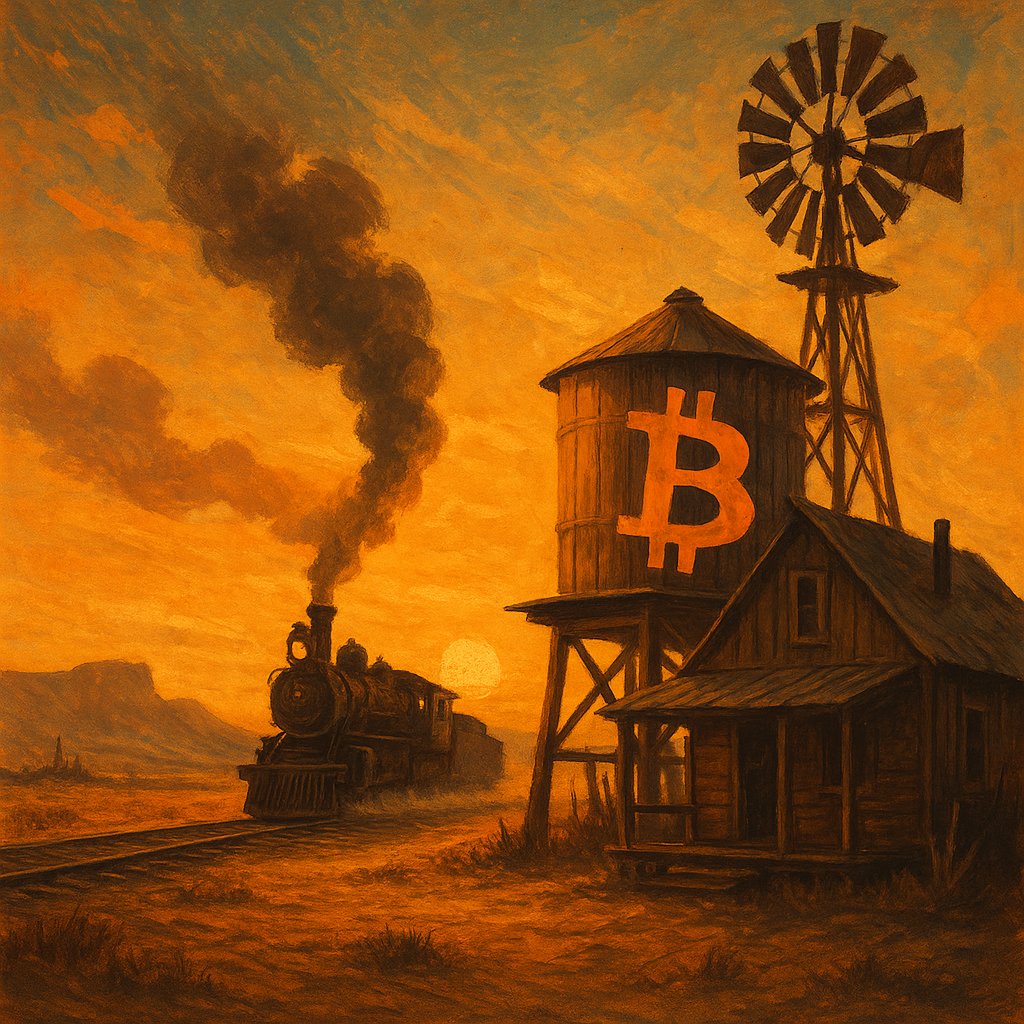 Once Upon a Time in the West, a farmer saw the railroad would need water- and bought the land before anyone else understood.  

Today, Bitcoiners see the internet needs sound money - and adopt Bitcoin before the world catches up.  

Vision is always early. 

#Bitcoin 🔥🧡