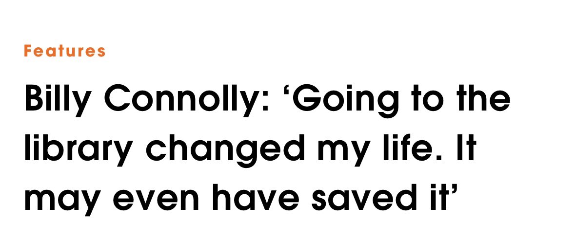 VPatOACa's tweet photo. A colleague @OACarlton shared this article today, from @Billy_Connolly.
It's well worth a read: I love it. ๐
https://t.co/rORkvKiwhB
#LoveofReading
#Literacy
#GrowingGoodHumans https://t.co/H4JIdoF9KY
