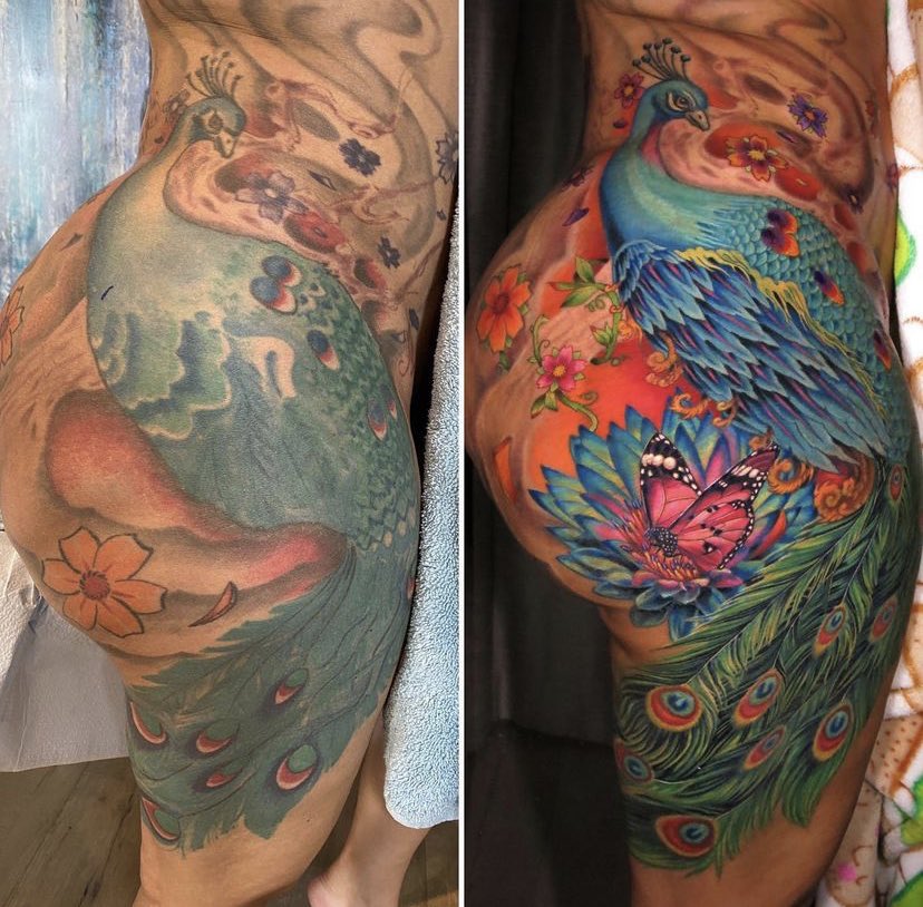 mattxctrl's tweet photo. Cardi’s tattoo is literally a work of art https://t.co/bjaSAXxPlG