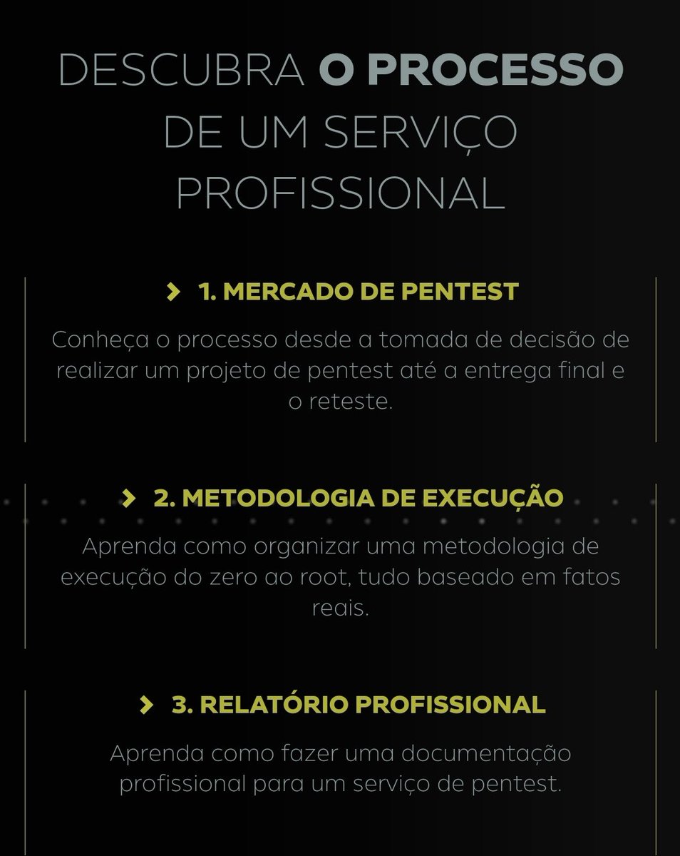 VEGAPUNKHAHAH's tweet photo. 👾 Curso grátis: Introdução ao Pentest na prática 👾

Não sei se já compartilhei esse curso aqui, mas na dúvida, vai de novo 

🔗 https://t.co/E1p8C6el6N

⌕ : #studytech | #studytwt | #bolhadev | #studysec | #studytechbr | #studytwtbr | #collegetwt | #cs | #cybersecurity | #Cibersegurança | #bolhasec | #tech | #moonsec @samsantosb
@sseraphini @BolhaDevs @BolhaSec | #Pentest