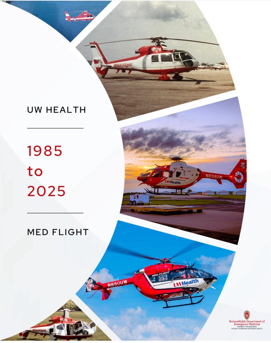Drew Cathers, MD (@drewcathers) on Twitter photo Happy 40th Anniversary <a href="/UWMedFlight/">UW Health Med Flight</a>! Over 50,000 patients cared for since 1985. <a href="/MadtownEM/">Univ. of Wisconsin EM Residency</a> <a href="/UWEmerMed/">Univ. of Wisconsin Emergency Medicine</a> <a href="/UWHealth/">UW Health</a> <a href="/ATACCFaculty/">ATACC Faculty</a> <a href="/DipRTM/">Dip RTM (RCSEd)</a> <a href="/AMPAdocs/">AMPA</a> <a href="/NAEMSP/">NAEMSP</a> <a href="/FLTDOC1/">Mike Abernethy 🇺🇸</a> <a href="/MedFlightDoc/">Ryan Wubben</a> Happy 40th Anniversary <a href="/UWMedFlight/">UW Health Med Flight</a>! Over 50,000 patients cared for since 1985. <a href="/MadtownEM/">Univ. of Wisconsin EM Residency</a> <a href="/UWEmerMed/">Univ. of Wisconsin Emergency Medicine</a> <a href="/UWHealth/">UW Health</a> <a href="/ATACCFaculty/">ATACC Faculty</a> <a href="/DipRTM/">Dip RTM (RCSEd)</a> <a href="/AMPAdocs/">AMPA</a> <a href="/NAEMSP/">NAEMSP</a> <a href="/FLTDOC1/">Mike Abernethy 🇺🇸</a> <a href="/MedFlightDoc/">Ryan Wubben</a>