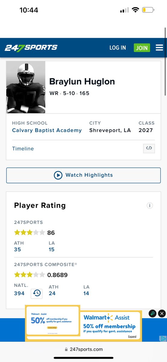 Blessed to be a 3 ⭐️ by <a href="/247Sports/">247Sports</a>!!!!
GOD THANK YOU FOR IT ALL!!! 
John 13:7‼️‼️