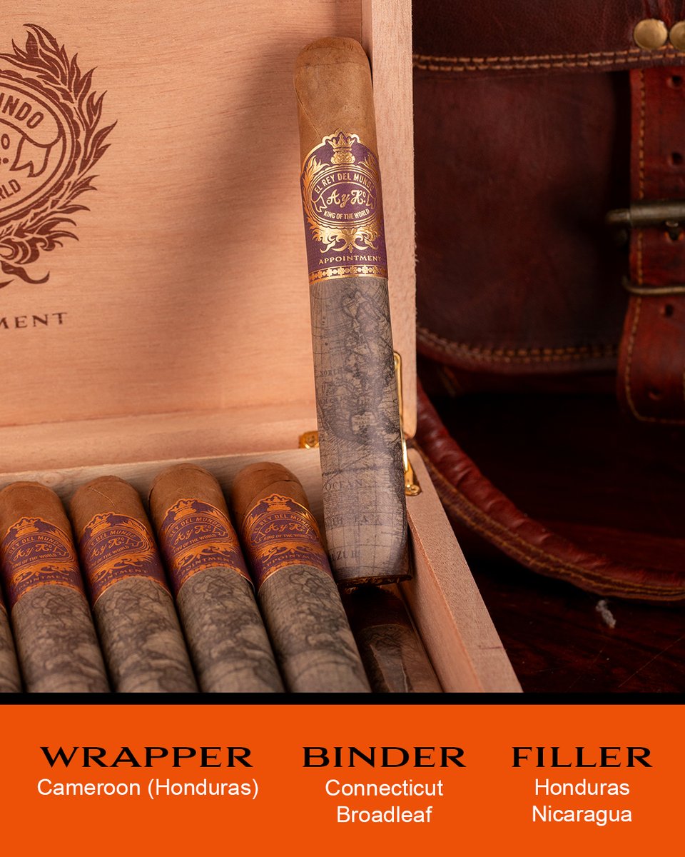 CigarWorld's tweet photo. We don’t know about you, but we’ve got a date with this cigar in our future. 👀
Learn more about El Rey Del Mundo Appointment here: https://t.co/3iKFH6RHWF
#CigarWorld #ElReyDelMundo #ERDM #Appointment #NewCigar #BestCigars #CigarNews https://t.co/1sJBd0iNEn