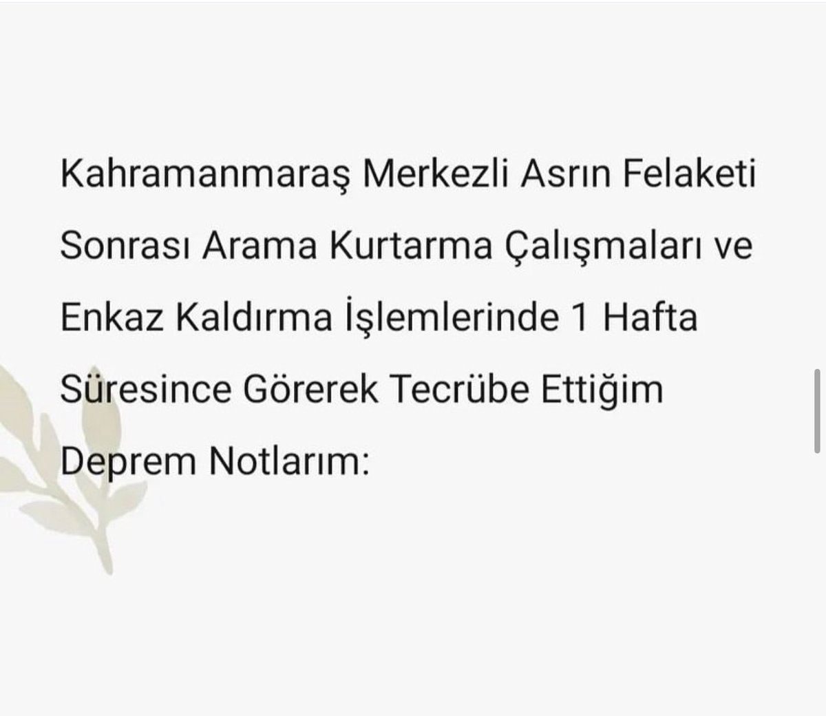 Geçmiş olsun İstanbul, Depreme dair yaşanmış acı tecrübeler başlığıyla yapmamız gerekenlerin bir kısmı özetle şöyle ; #depremoldu #istanbuldeprem #İstanbul 
1-