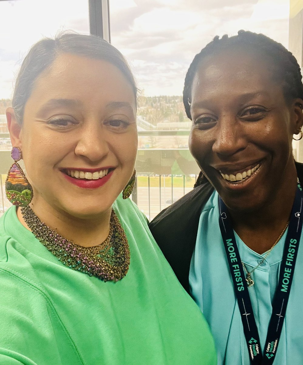 “Hi, I’m Rhona Mckenzie, and I’m tall.” 
“Hi, I’m Soulafa, and I’m short. Welcome to Team CHF.” 
Laughter. Handshake. 
#springisintheair #itisbloomingtime #healthiswealth #happycolours