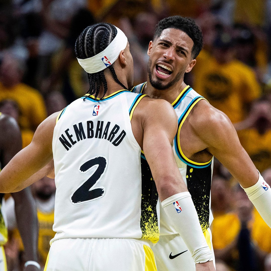 RTNBA's tweet photo. There has been 96 total minutes played in the Pacers, Bucks series. 

The Pacers have had the lead for 93:37 minutes 😳

DOMINATION‼️😤 https://t.co/gdBhR9svlW