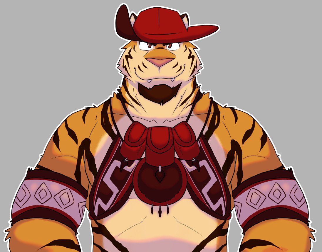VanScraps's tweet photo. Y'all should go n check out my lovely buddy @kovuhiko over at Twitch! 🐯💕 
Same username over  there! https://t.co/mPeCaBWRzj