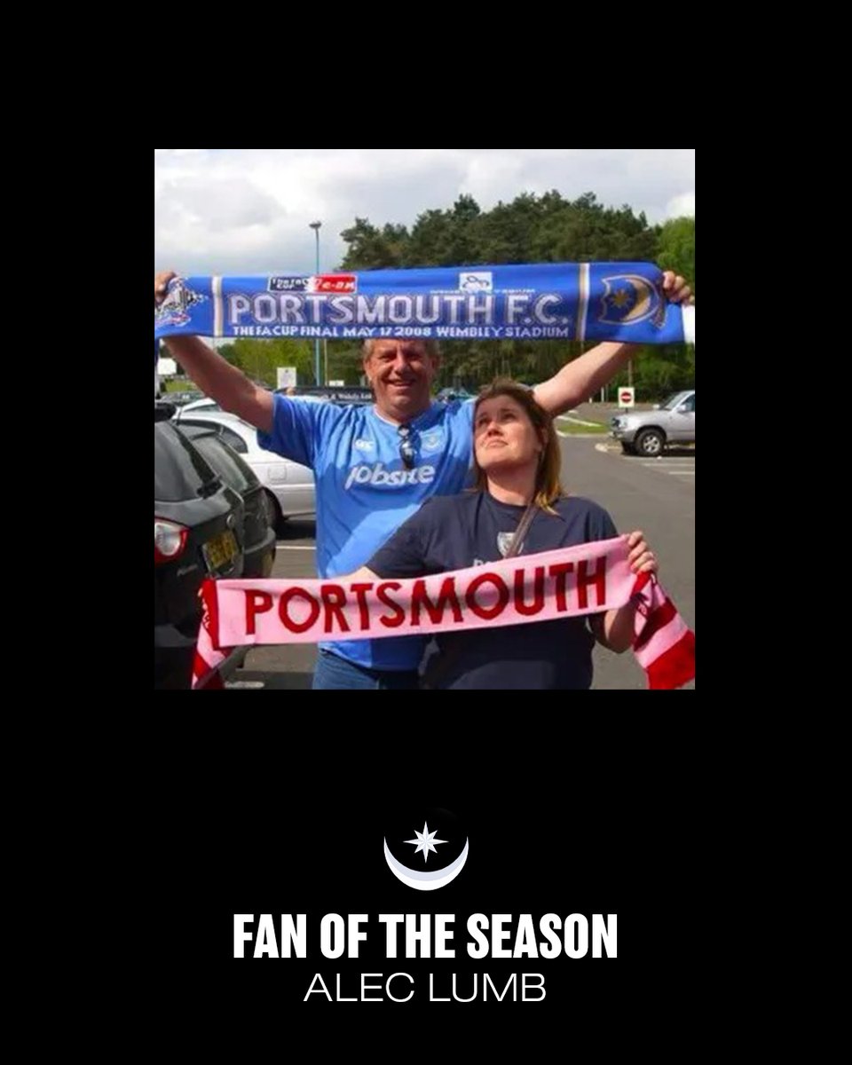 Pompey's tweet photo. Tonight, we celebrate the life of Alec Lumb, his passion, and his place in our #Pompey family – by honouring him as our Fan of the Season. 💙

His family are with us this evening and have been presented with a special book of condolence with messages from supporters. https://t.co/fbgDmvAJk8