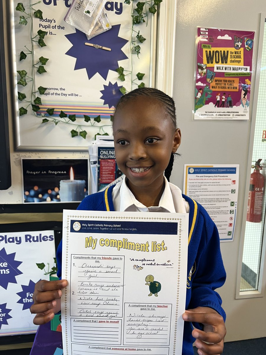 Holy Spirit Catholic Primary (@holyspiritwa9) on Twitter photo Congratulations to our #pupiloftheday Nicole! She received some lovely compliments from her friends in class! <a href="/PATHSEdUK/">PATHS® Programme for Schools (UK Version)</a> Congratulations to our #pupiloftheday Nicole! She received some lovely compliments from her friends in class! <a href="/PATHSEdUK/">PATHS® Programme for Schools (UK Version)</a>