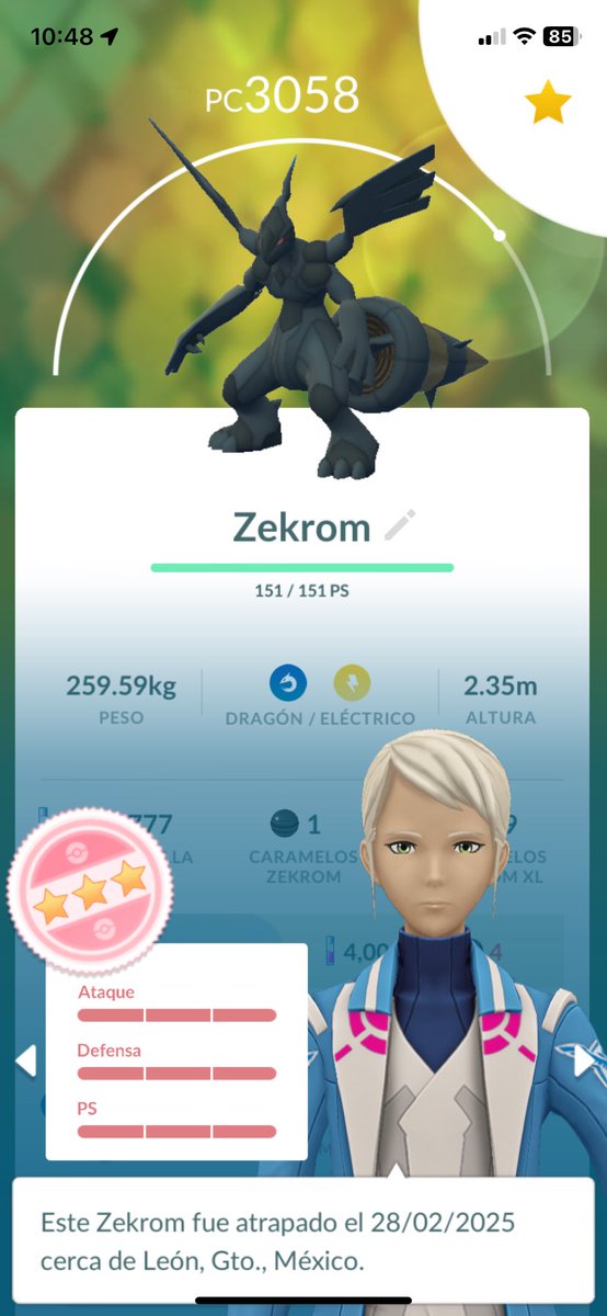 LSpotify98's tweet photo. @8BitCR Zekrom 100 🤩🤩🤩 https://t.co/2DWHXCq7Yz