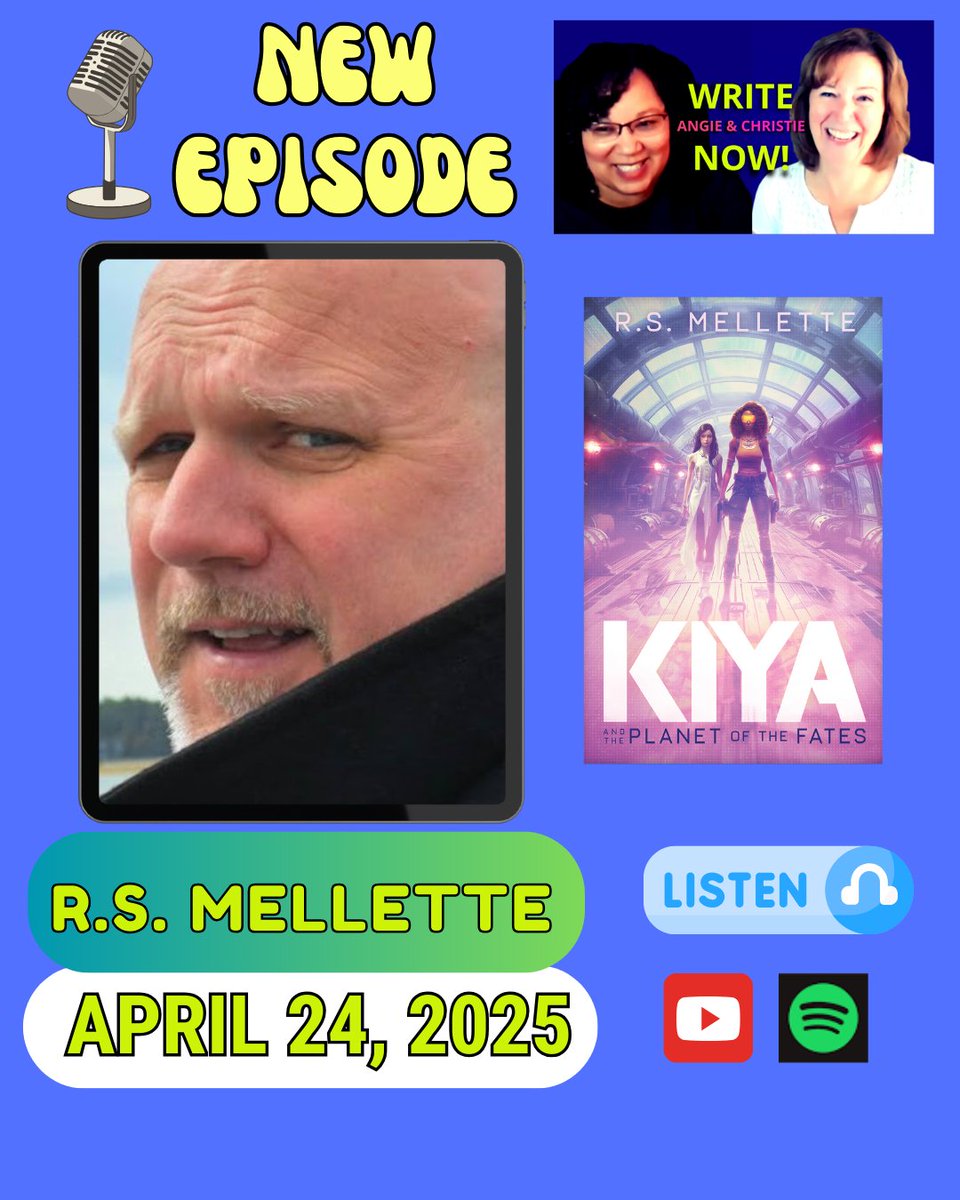 angiechristieWN's tweet image. 🎤📖This THURSDAY, our interview with author ✨R.S. Mellette✨ hits our YouTube channel! Get ready for some great laughs &amp;amp; Hollywood-insider conversations!🤩
Subscribe &amp;amp; turn on notifications!
youtube.com/@Angiechristie…
#authorpodcast  #yaauthor #scifinovel #xenawarriorprincess