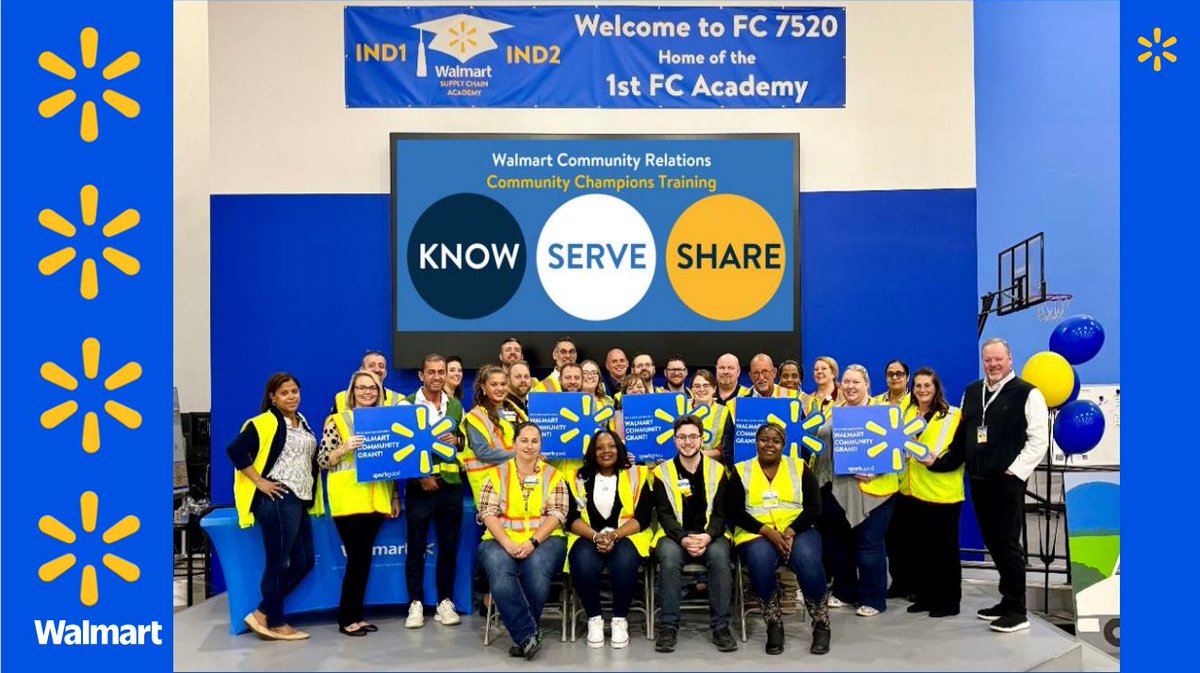 BarComms's tweet image. Last week @BradRateike and Abbey Moman spent the day in Plainfield collaborating with @WalmartInc Community Relations and local teams! Together with store and market managers from across the region, we explored compelling stories that showcase the authentic Walmart experience.