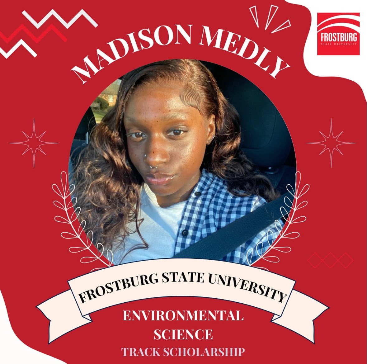 Congratulations to Madison Medley for committing to <a href="/frostburgsports/">Frostburg State Athletics</a>! #1! Once in a lifetime athlete I have had the pleasure to Coach! Will graduate Watkins Mill with the School Record in Outdoor: High Jump, Discus, 100 hurdles Indoor: Shot put and 55 hurdles. <a href="/WMRinesSports/">Watkins Mill Athletics</a>