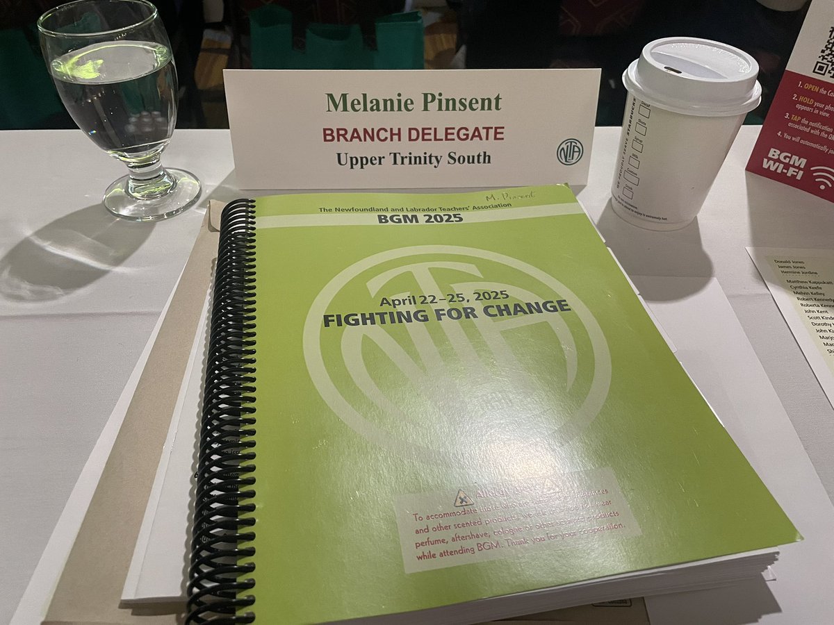 My first time at <a href="/NLTeachersAssoc/">NLTA</a> Biennial General Meeting. #NLTABGM25 #FightingForChange
