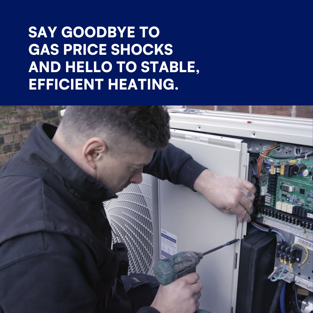 Unlike gas boilers, which are vulnerable to unpredictable price shocks outside of your control, heat pumps run on electricity, offering more stability and lower running costs over time. 🔌📉