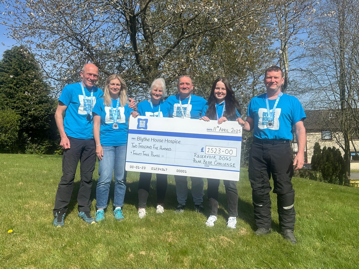 BlytheHouseHosp's tweet image. A massive thank you to the Reservoir Dogs for raising an amazing £2,523 for Blythe House by braving the #PolarBearChallenge! 🧊🐾❄️ From Nov to March, this fearless team took on the wild task of swimming 3,000m in cold water every month – now that’s what we call dedication!