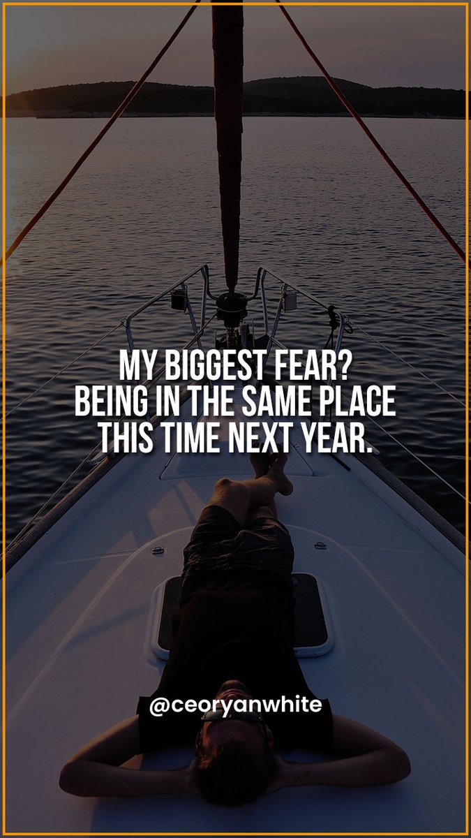 ceoryanwhite's tweet image. My biggest fear is stagnation. Let&apos;s keep moving forward! 🚀🌟 #FearOfStagnation #ProgressOverPerfection #NextLevelGoals #KeepGrowing