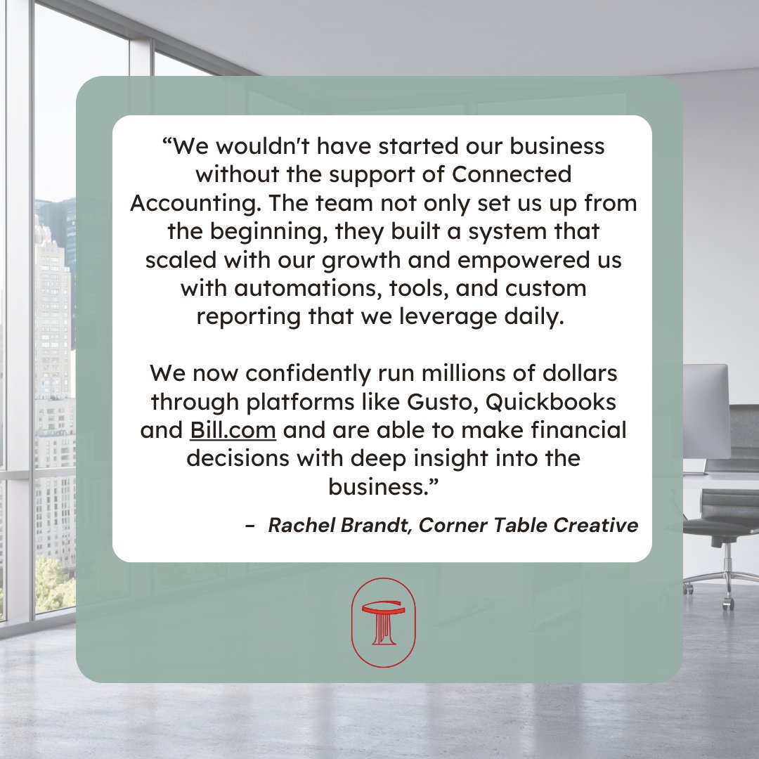 Corner Table is a social-first advertising agency delivering strategy, content, production, and media solutions. They specialize in balancing strategic intentionality with high volume/speed.

Read the testimonial from Rachel, Managing Partner &amp; Co-Founder of Corner Table Creative