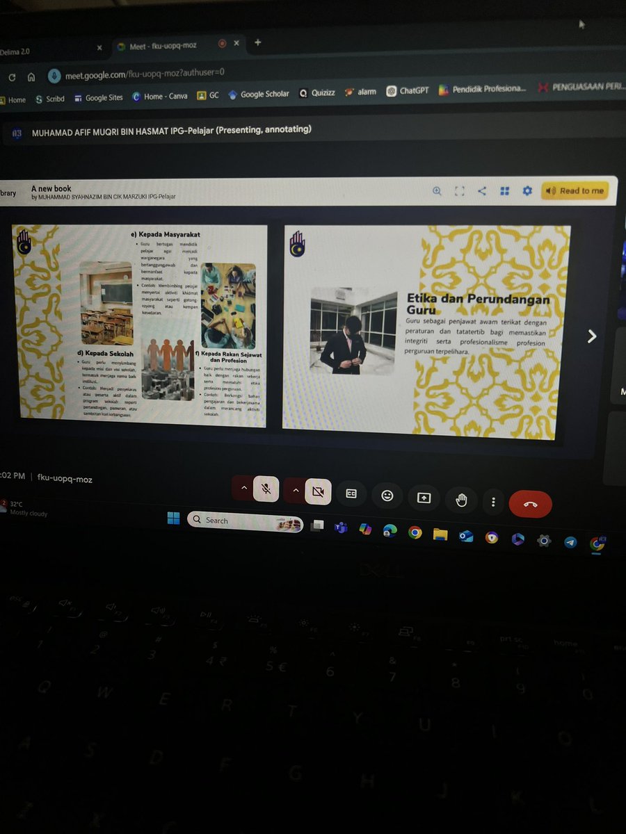 chapiqa's tweet photo. Akauntabiliti guru bukan hanya terletak pada cara mengajar semata-mata tetapi membantu dalam perkembangan murid untuk menjadi individu lebih baik. Terima kasih Syah atas perkongsian yang menarik hari ini. 🤩 https://t.co/jlDL90GbZT
