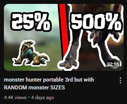 BIOTREXtv's tweet photo. Day 4 after upload - We hit 4.5k on the latest video! Thanks for the support!
Link below in cased you missed it :D )
https://t.co/rUZ2CYq4Oj
#MonsterHunter #MonsterHunterPortable3rd https://t.co/u8WSamscXt