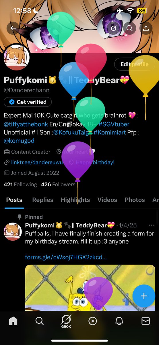 ONE YEAR OLDER TO ME HAVING SHORT TERM MEMORY EVEN MORE >:3