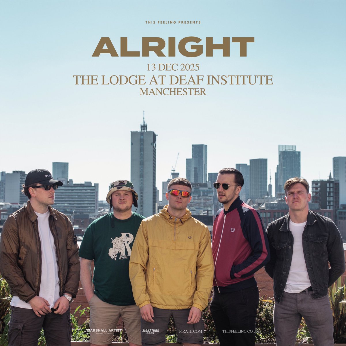 Just announced 🎸<a href="/alrightuk/">ALRIGHT</a> Manchester on sale Friday 10am