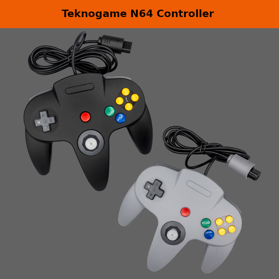 DragonBoxShop's tweet image. Der Teknogame N64 Controller ist ein ziemlich guter Nachbau des originalen Controllers. Guter Stick, angenehmen Buttons, Rumble-Pak und Speicherkarten-Unterstützung.

dragonbox.de/de/produkte-fu…

#teknogame #n64 #n64controller #retrogaming #dragonboxshop