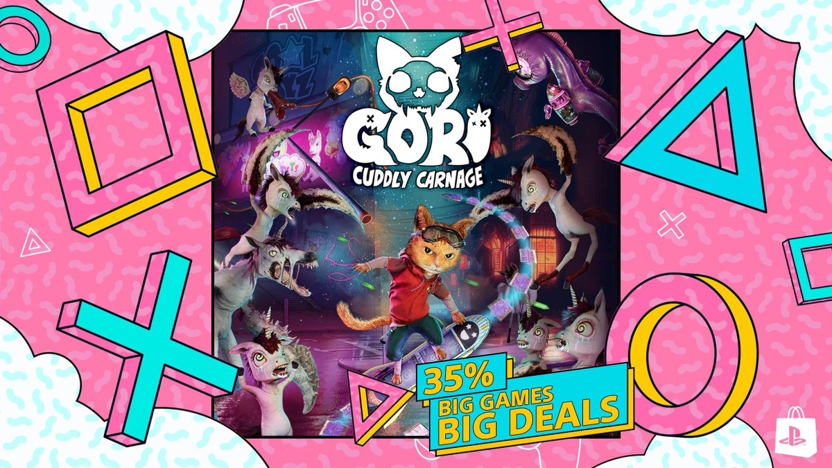 Time to let the cat out of the bag!

Gori: Cuddly Carnage is 35% off on the PlayStation Store.

Master explosive weaponry and devastating combos in an epic battle to prevent the Adorable Army from conquering the galaxy

😻: store.playstation.com/en-gb/concept/…

#GoriGame
