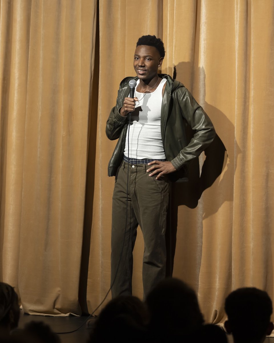 HBO's tweet photo. Pushing boundaries at every turn.

#JerrodCarmichael’s new comedy special, Don’t Be Gay, premieres May 24 on @StreamOnMax. https://t.co/fOq0Aoc0vc
