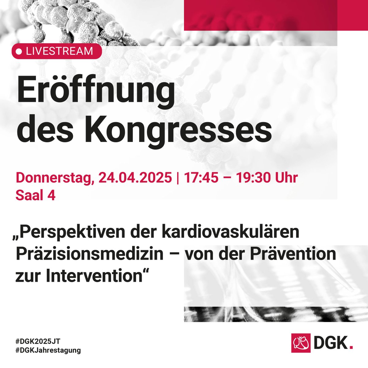 Djawid Hashemi (@djawidhashemi) on Twitter photo Heute Abend wird es konkret:
📌 Kongresseröffnung | 17:45 | Saal 4
„Perspektiven der kardiovaskulären #precisionmedicine – von der #prevention zur #intervention“
Top-Aufhänger - Medizin von heute und morgen!
<a href="/DGK_org/">Deutsche Gesellschaft fĂĽr Kardiologie</a> <a href="/JBauersachsMD/">Johann Bauersachs</a> #Herzinsuffizienz #DGK2025JT Heute Abend wird es konkret:
📌 Kongresseröffnung | 17:45 | Saal 4
„Perspektiven der kardiovaskulären #precisionmedicine – von der #prevention zur #intervention“
Top-Aufhänger - Medizin von heute und morgen!
<a href="/DGK_org/">Deutsche Gesellschaft fĂĽr Kardiologie</a> <a href="/JBauersachsMD/">Johann Bauersachs</a> #Herzinsuffizienz #DGK2025JT