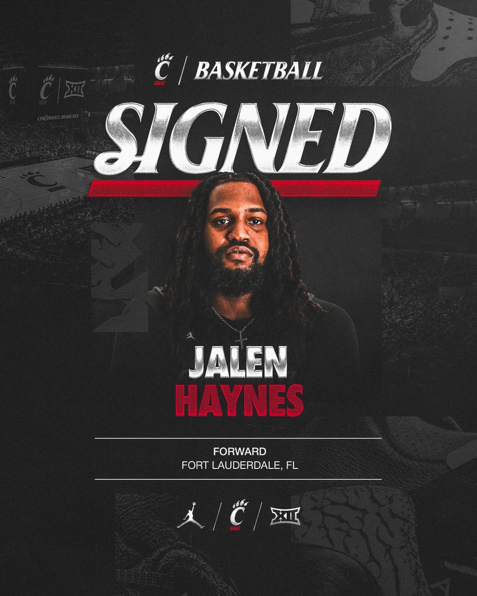 Welcome to Cincinnati, <a href="/JalenxHaynes/">Jalen Haynes</a>! 🏡

📝: cpaw.me/mbb26jh