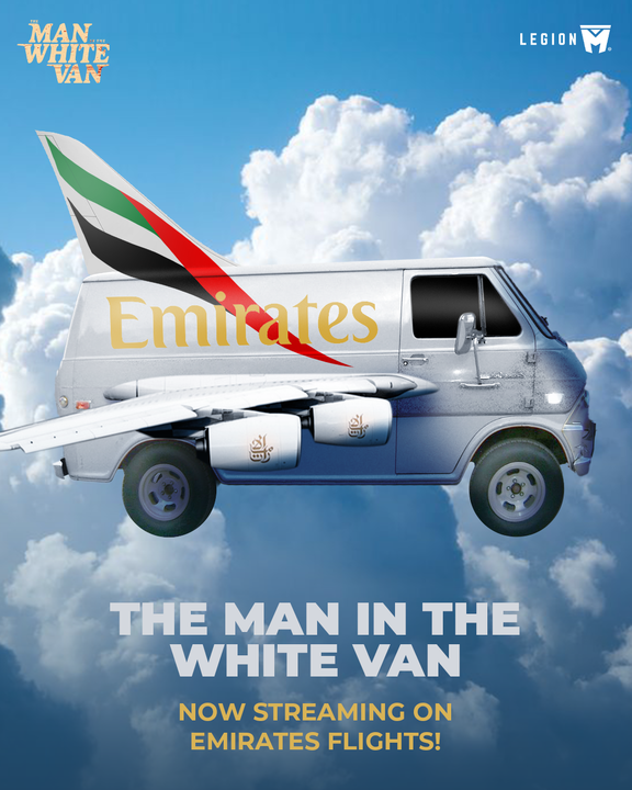 .<a href="/whitevanmovie/">The Man in the White Van</a> is soaring to new heights with <a href="/emirates/">Emirates</a>! Catch it on your next flight!✈️

#themaninthewhitevan #emirates #emiratesairline #legionm