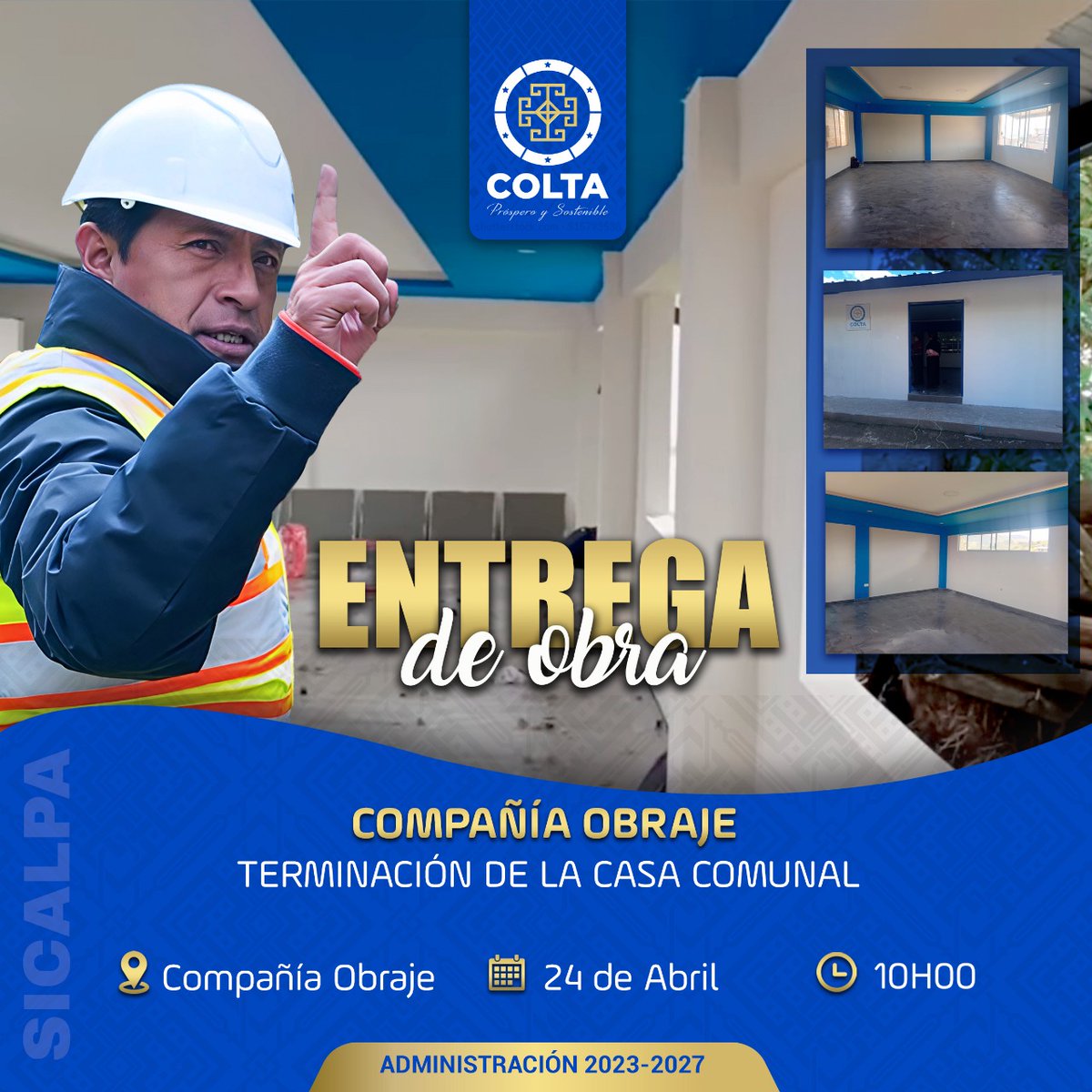 Municipio_Colta's tweet photo. 🚧¡Nueva obra para la parroquia Sicalpa❗
#Colta #Sicalpa #Chimborazo #JulioGuqminga https://t.co/Gi6HCTbRdb