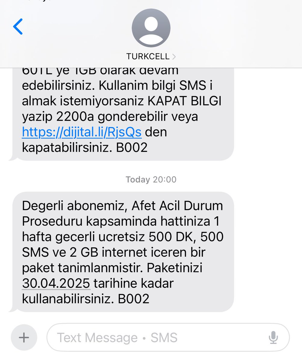 Prosedürünüzde afet anı da vardır inşallah :D