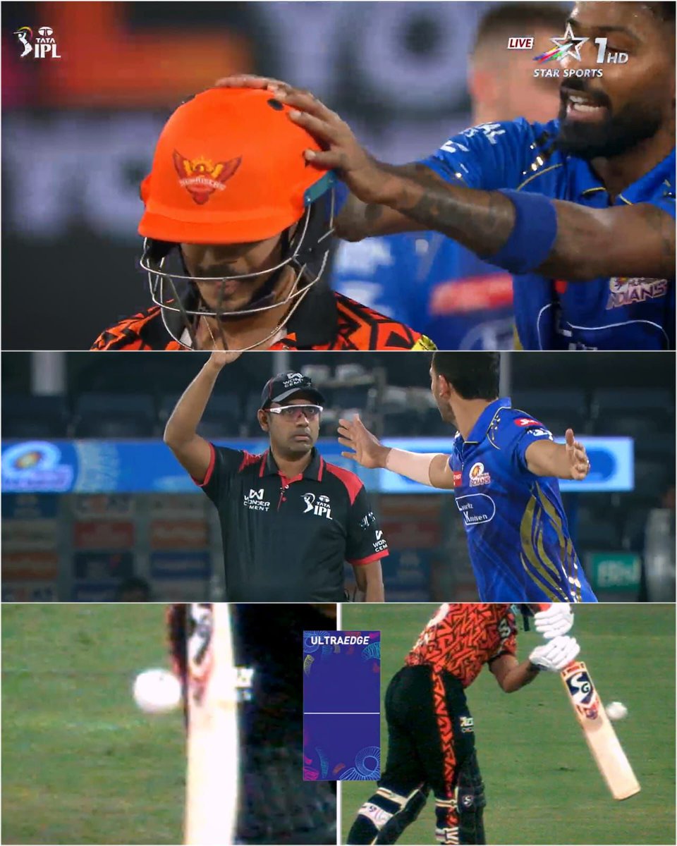 Cricket_18_love's tweet photo. 🏏 Drama in the IPL! 🚨
Ishan Kishan walks off after a faint edge call 👋
UltraEdge reveals NO nick—big controversy! 📺
Could this decision change the game? 🤔
❤️ YES | 👍 NO
What’s your take? 🗳️
#IPL #UltraEdge #GameChanger
#MIvsSRH https://t.co/tJC7ZgEX0Q