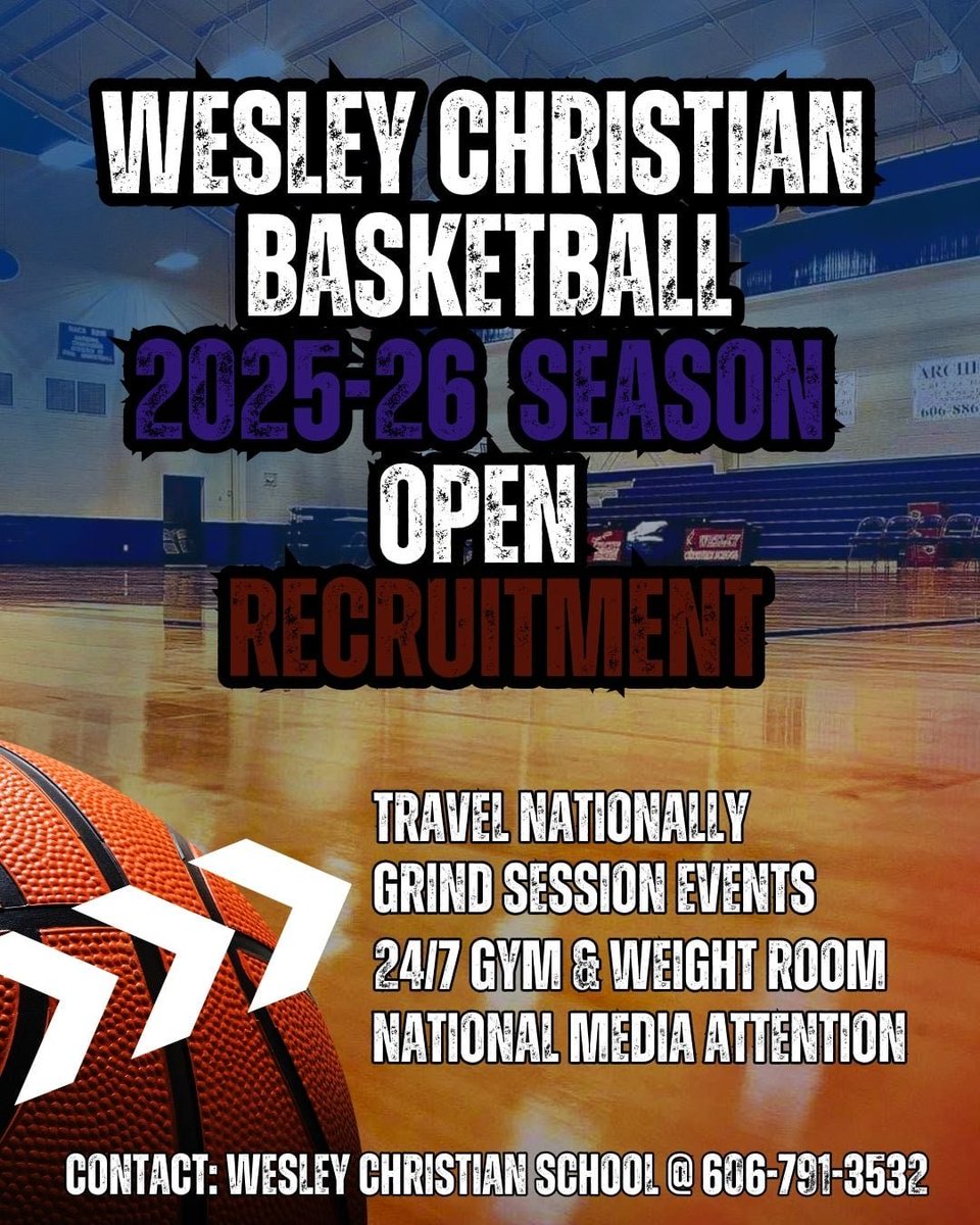 Recruitment wide open for the 2025-26 school year.