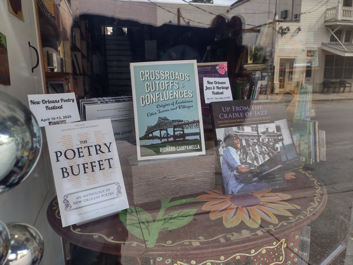 Now in bookstores, "Crossroads, Cutoffs, and Confluences: Origins of Louisiana Cities, Towns, and Villages" by yours truly, published by <a href="/lsupress/">LSU Press</a>